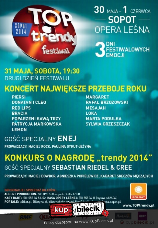 TopTrendy2013 - Koncert TOP