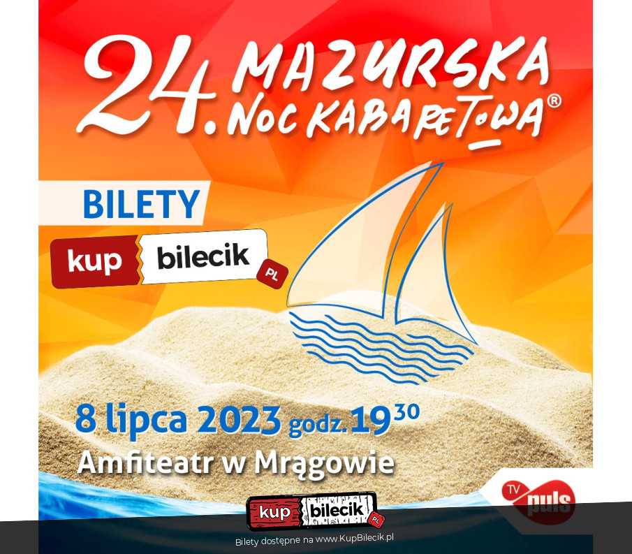 Plakat 24. Mazurska Noc Kabaretowa 154390