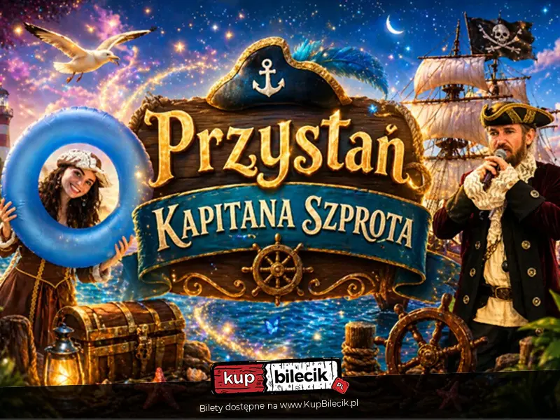 Przystań Kapitana Szprota- czas na morską przygodę! - spektakl muzyczny dla dzieci