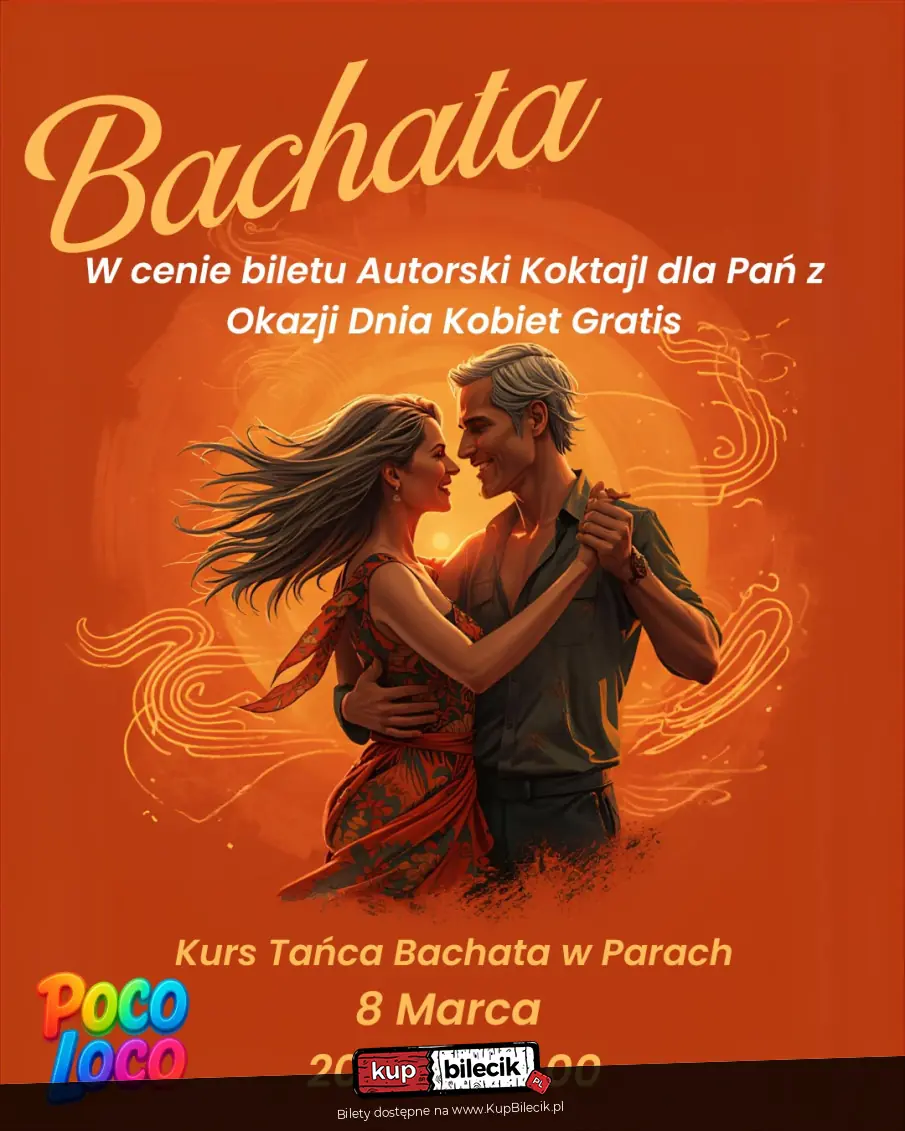Kurs Tańca Bachata w Parach z Okazji Dnia Kobiet