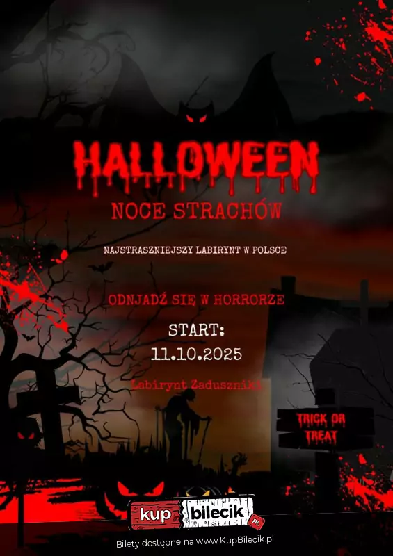 Halloweenowe Noce Strachw - Labirynt Zaduszniki