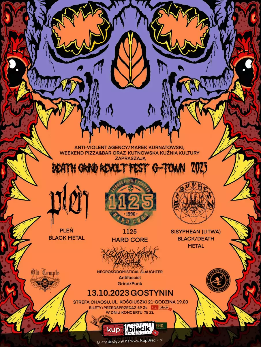 Plakat Death Grind Revolt Fest G-Town 2023 209556