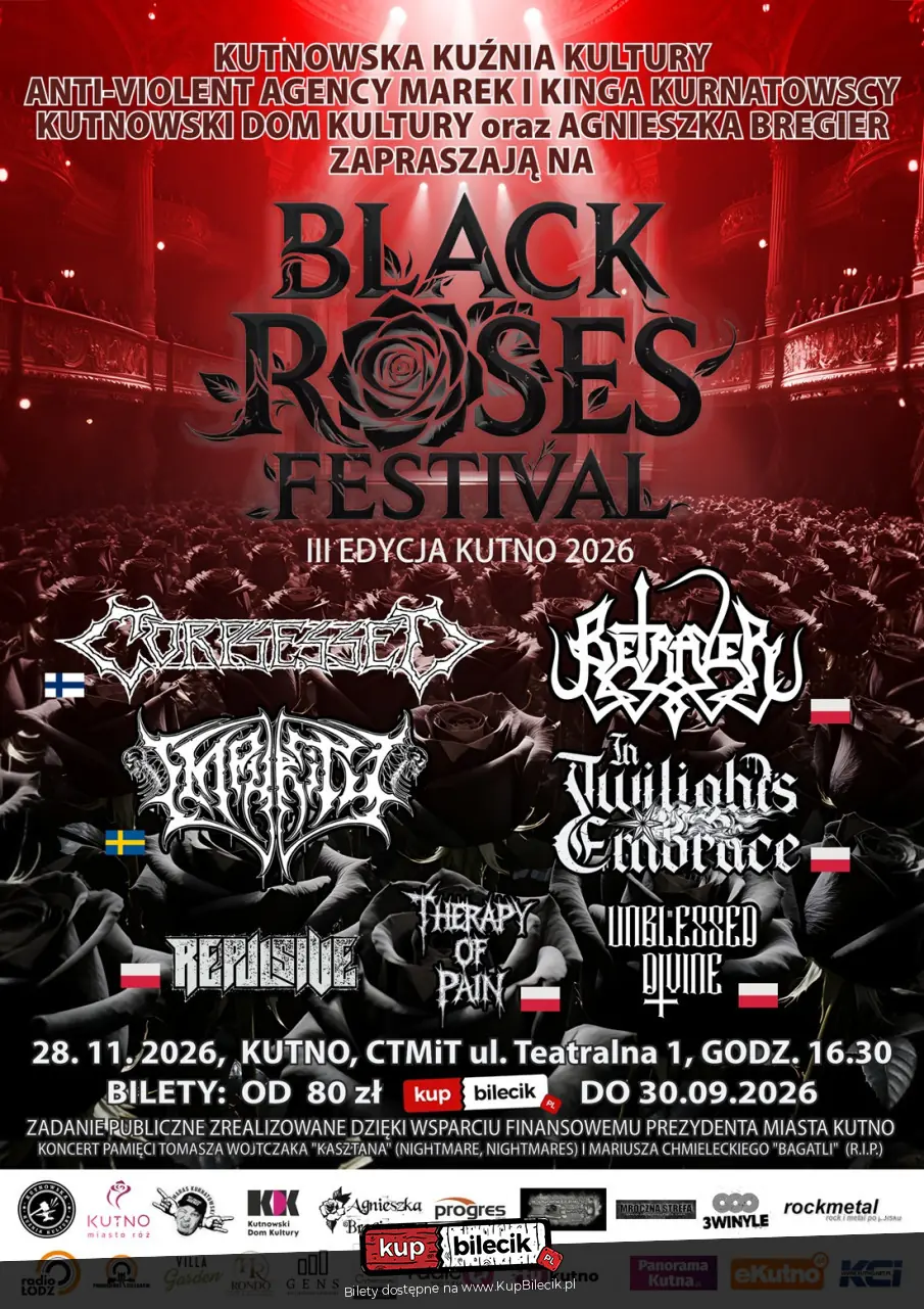 BLACK ROSES FEST KUTNO 2026 III EDYCJA