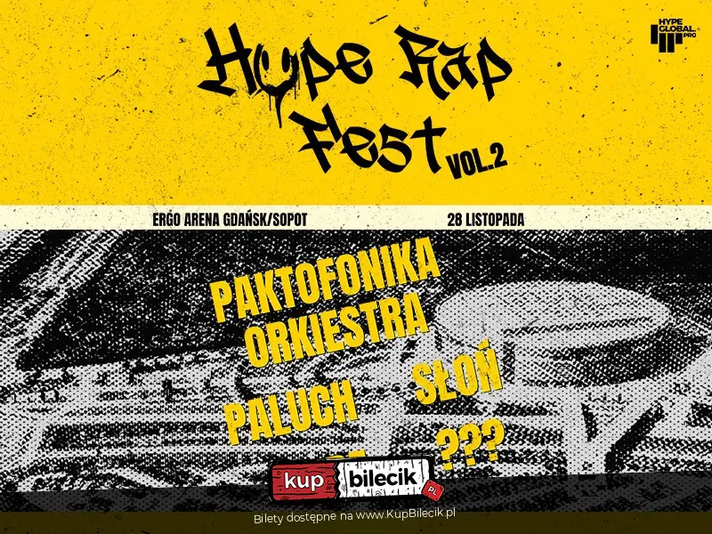 Hype Rap Fest II - Największy Festiwal Polskiego Rapu w Trójmieście