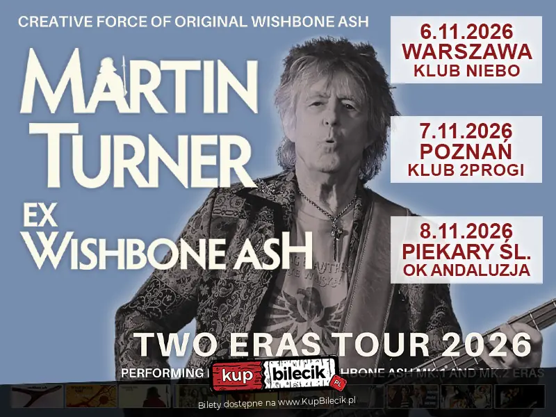 Martin Turner ex-Wishbone Ash - Two Eras Tour