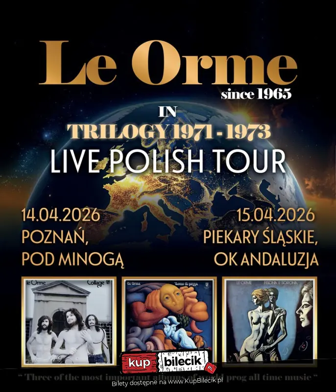 Le Orme in trilogy 1971-1973 - Live Polish Tour