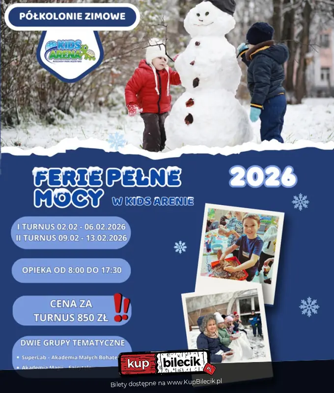Kids Arena - Ferie zimowe