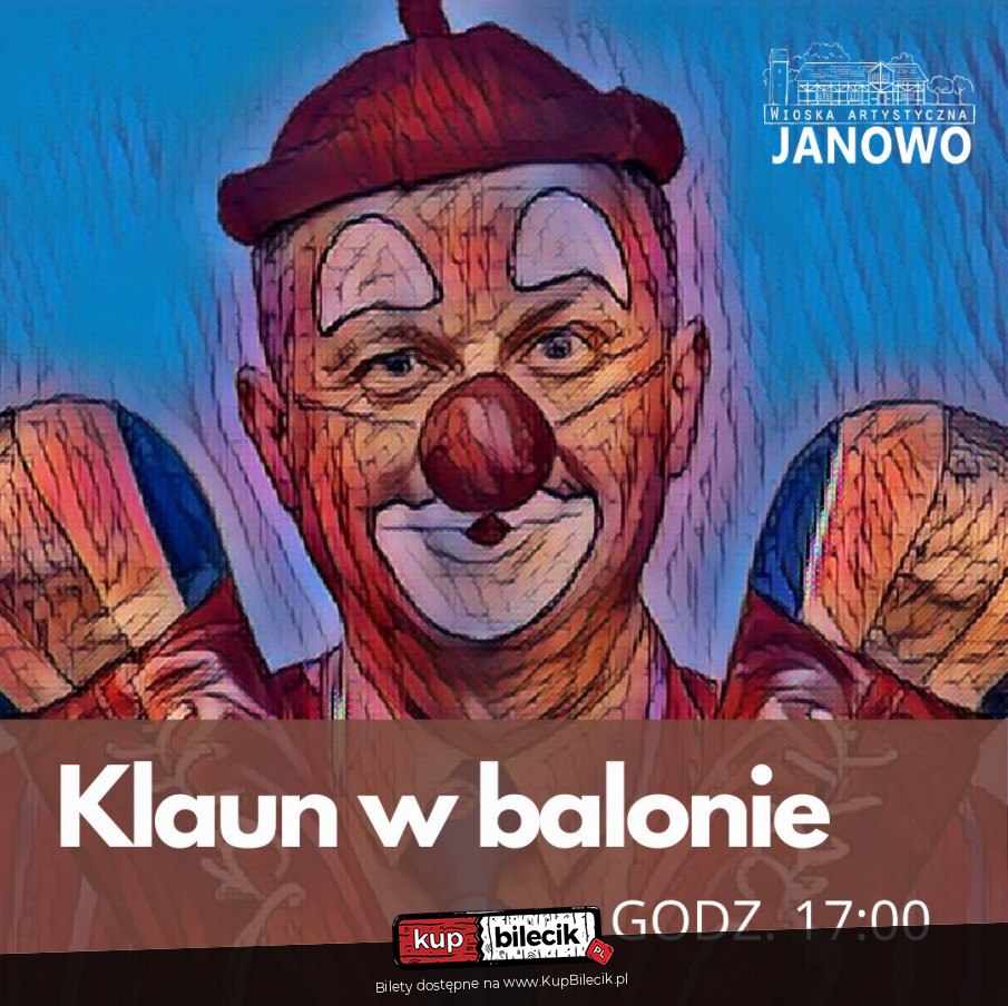 Plakat Klaun w balonie 87325