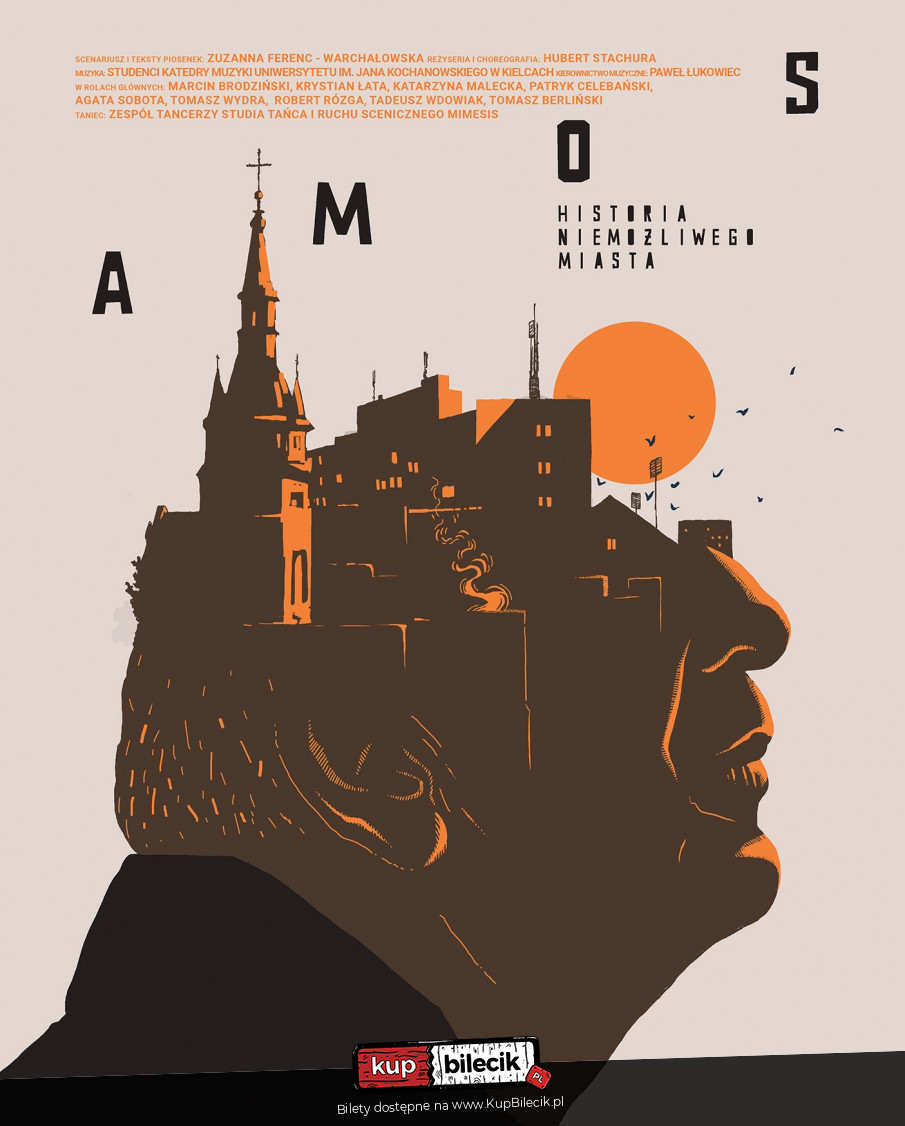 Plakat Amos. Historia niemożliwego miasta 114577