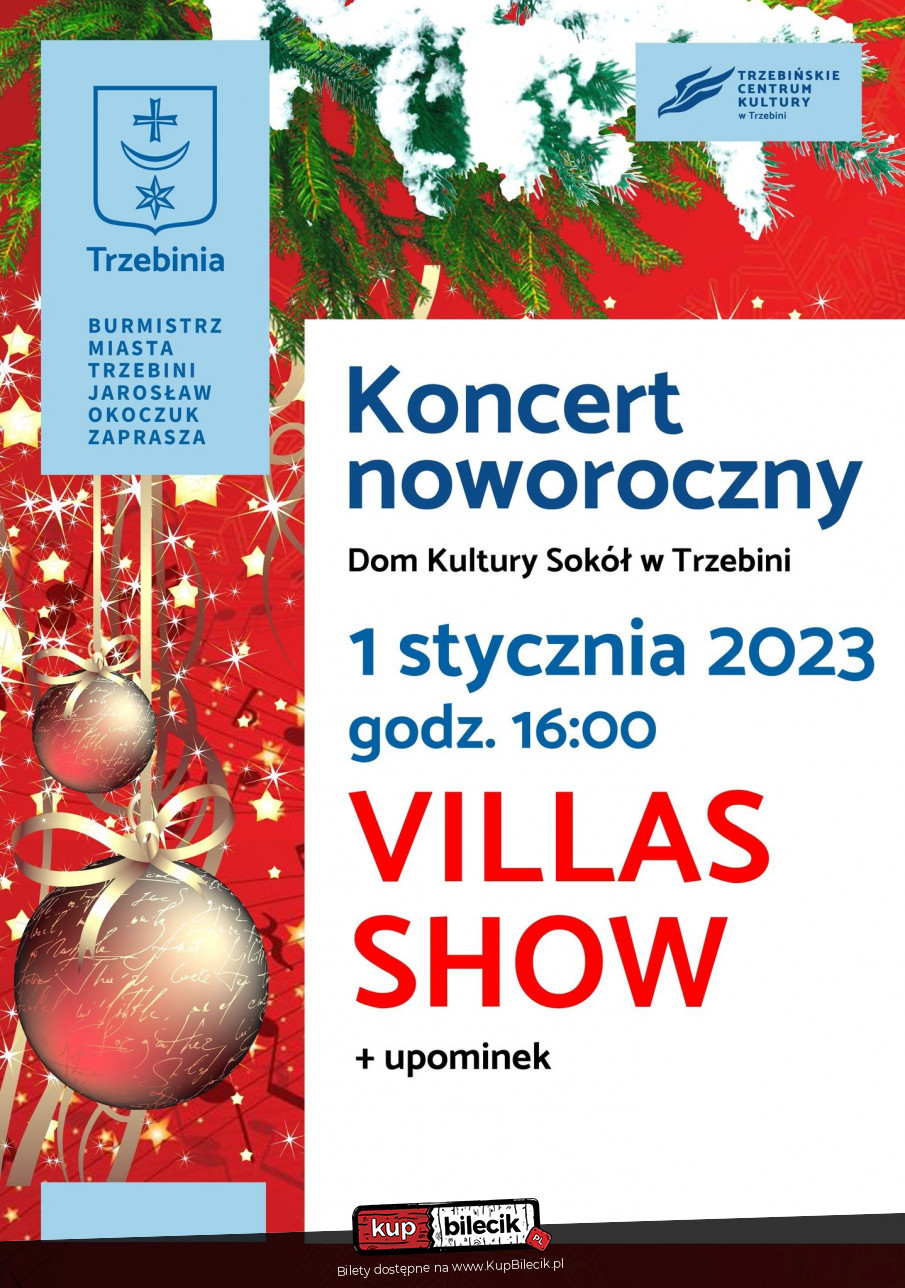 Plakat Koncert Noworoczny Villas Show 104060