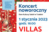 Plakat Koncert Noworoczny Villas Show 104060