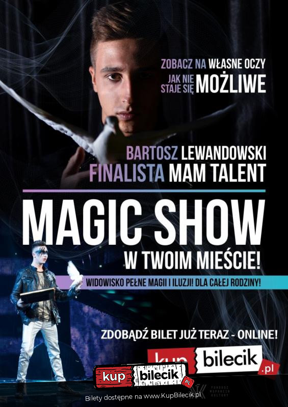 Plakat Pokaz magii i iluzji - Bartosz Lewandowski 97962