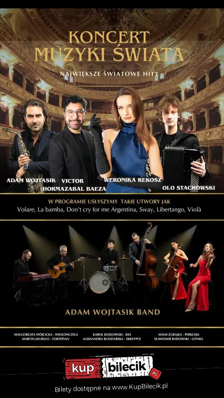 Koncert Muzyki �wiata Adam Wojtasik Band i inni