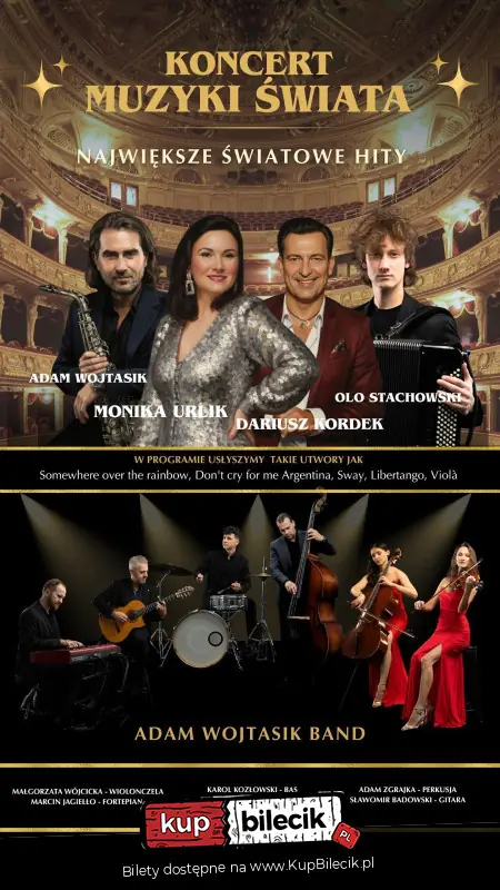 Koncert Muzyki wiata Monika Urlik & Adam Wojtasik Band