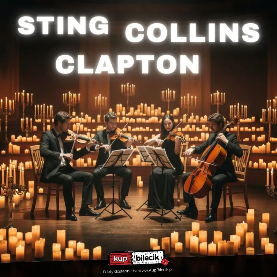 Koncert przy �wiecach: Sting, Phil Collins, Eric Clapton
