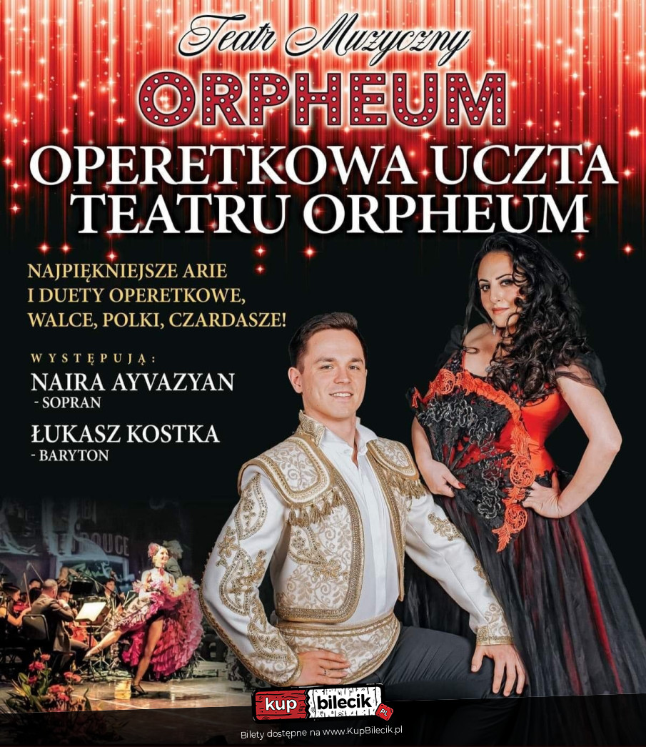 Plakat Operetkowa Uczta Teatru Orpheum 154325