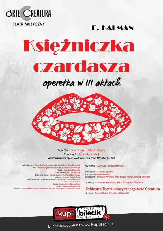 Księżniczka czardasza I. Kalman operetka - Arte Creatura Teatr Muzyczny