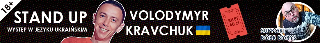 Stand-up w języku ukraińskim + Support Bóbr Borys