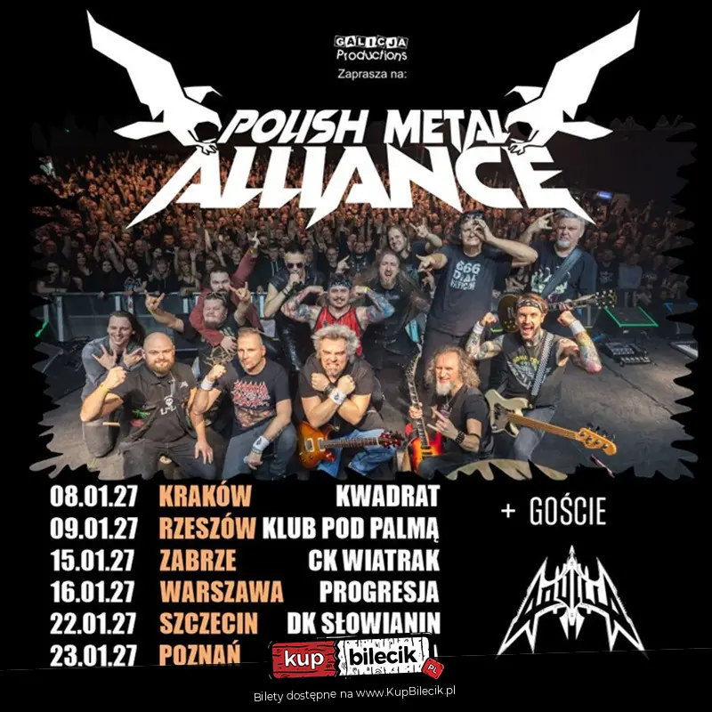 Polish Metal Alliance + goście Aquilla