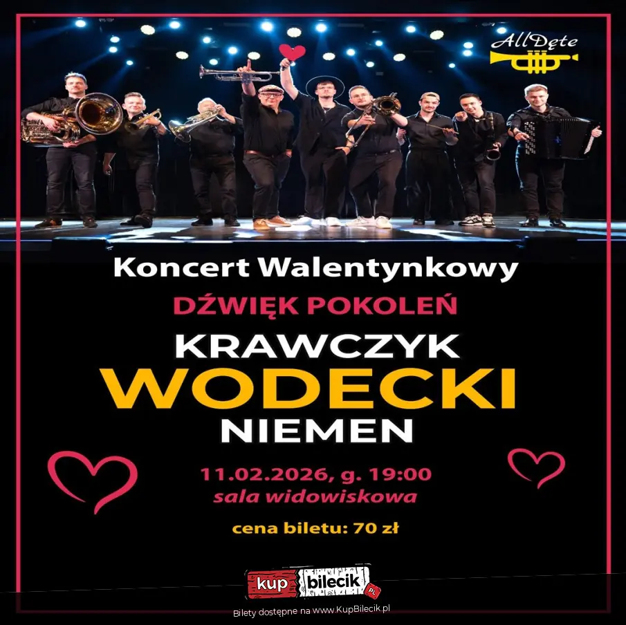 Koncert walentynkowy Dźwięk Pokoleń: Krawczyk, Wodecki, Niemen