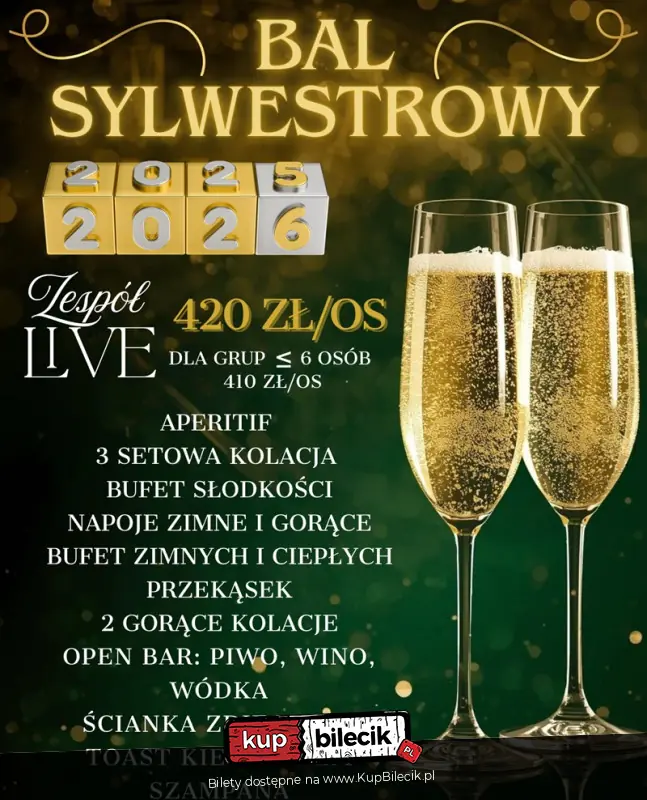 Sylwestrowy Bal w Złotym Pałacu