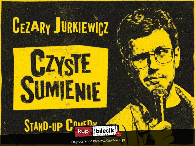 Poznań (II termin) / Cezary Jurkiewicz: Czyste Sumienie / Stand-up / 16.04.2026 r. / godz. 19:00