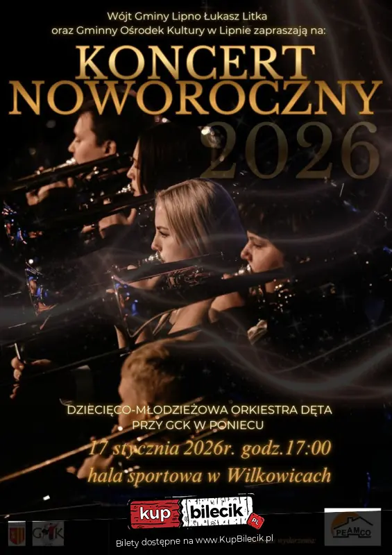 Koncert Noworoczny - Dziecięco-Młodzieżowa Orkiestra Dęta z Ponieca