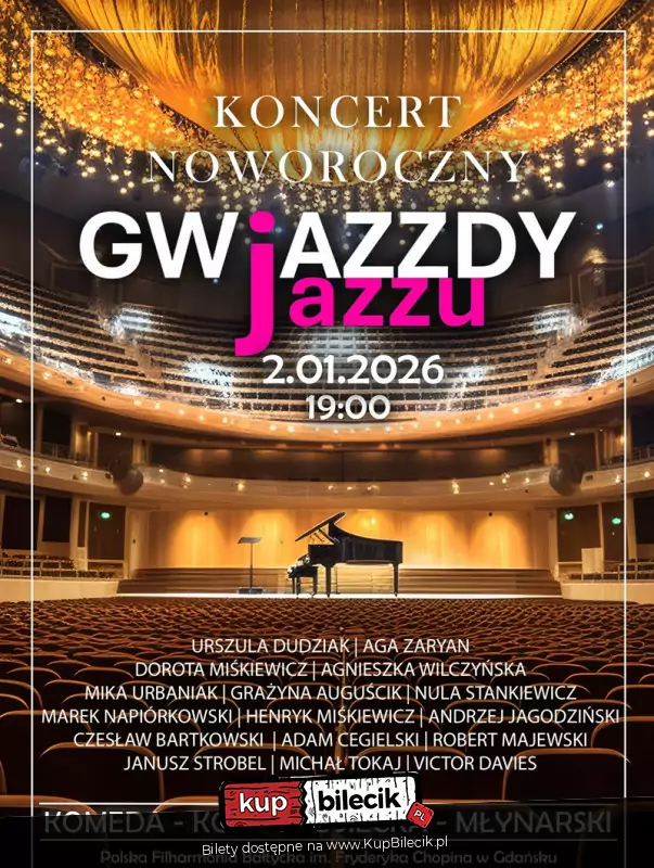 Koncert Noworoczny "Gwiazdy Jazzu"