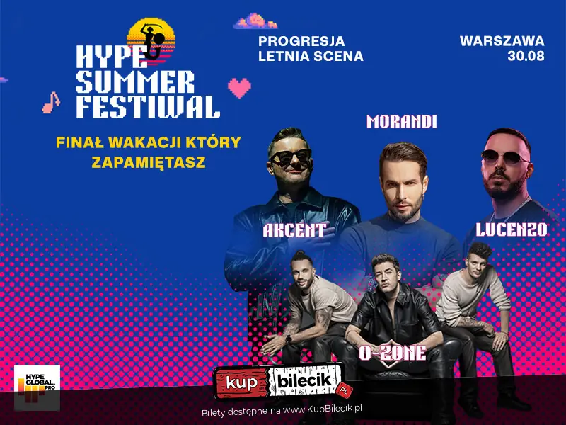 Hype Summer Festiwal 2026 - Impreza z lat 2000, której nie zapomnisz!