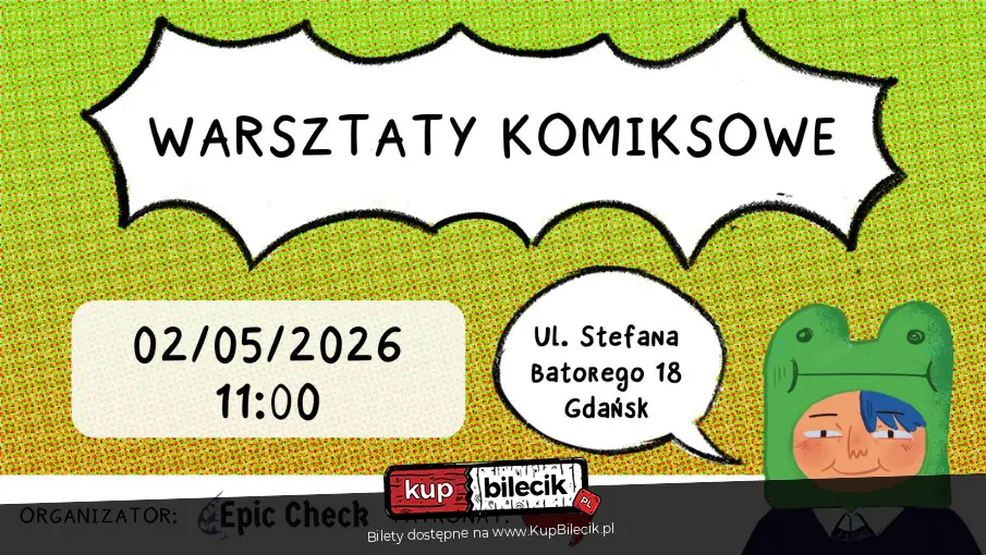 Warsztaty Komiksowe. Wiek: 16+