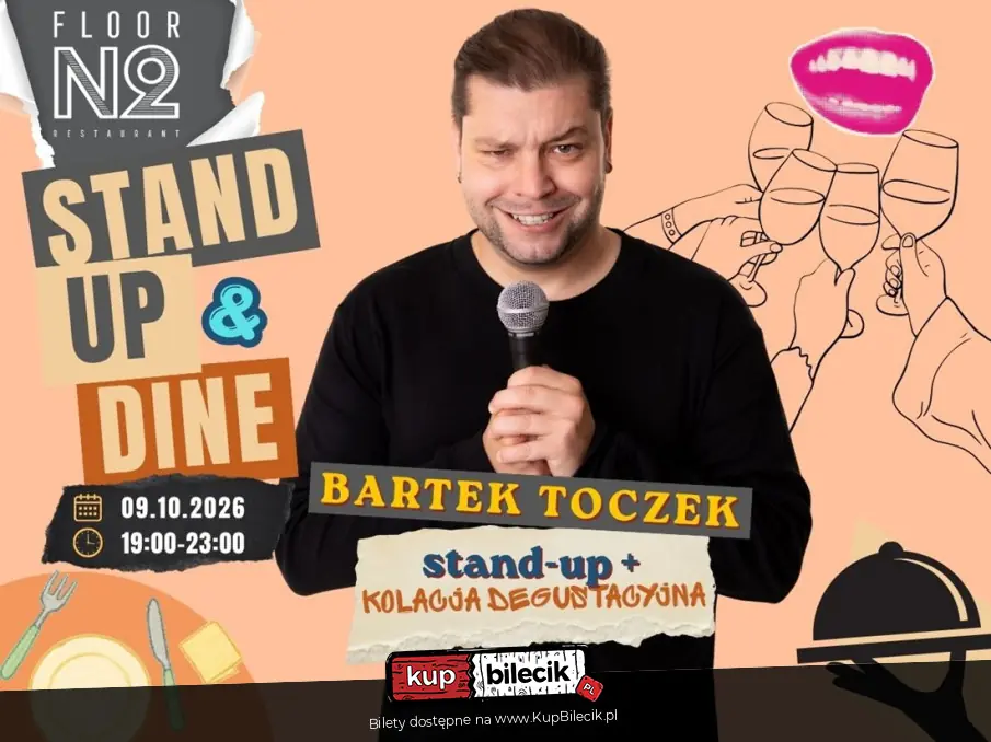Bartek Toczek | Stand-up & Dine | Jaja na Boczku