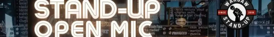 Stand-up Open mic - Warsaw Stand-up x Bartek Toczek