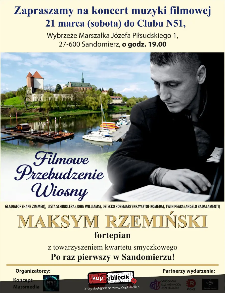 Koncert muzyki filmowej w Sandomierzu