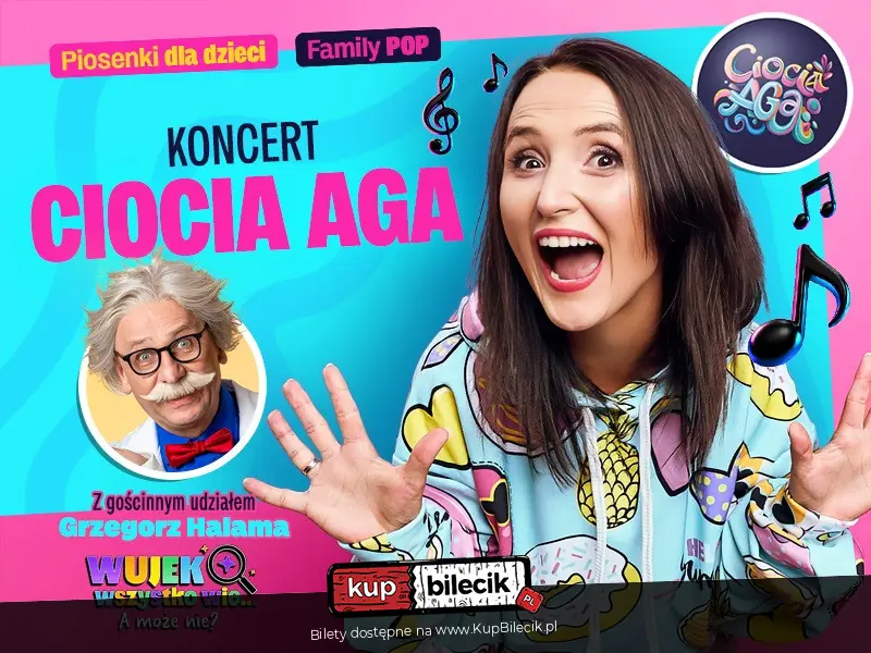 Ciocia Aga - Baw się z nami baw gościnnie Grzegorz Halama