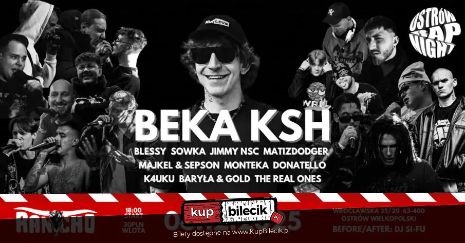 KONCERT BEKA KSH I OSTRÓW RAP NIGHT Vol. 6