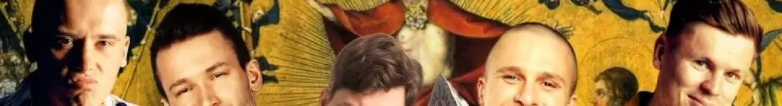 Bartek Strusiński, Kuba Wu, Kuba Dąbrowski i Piotr Splin komentują