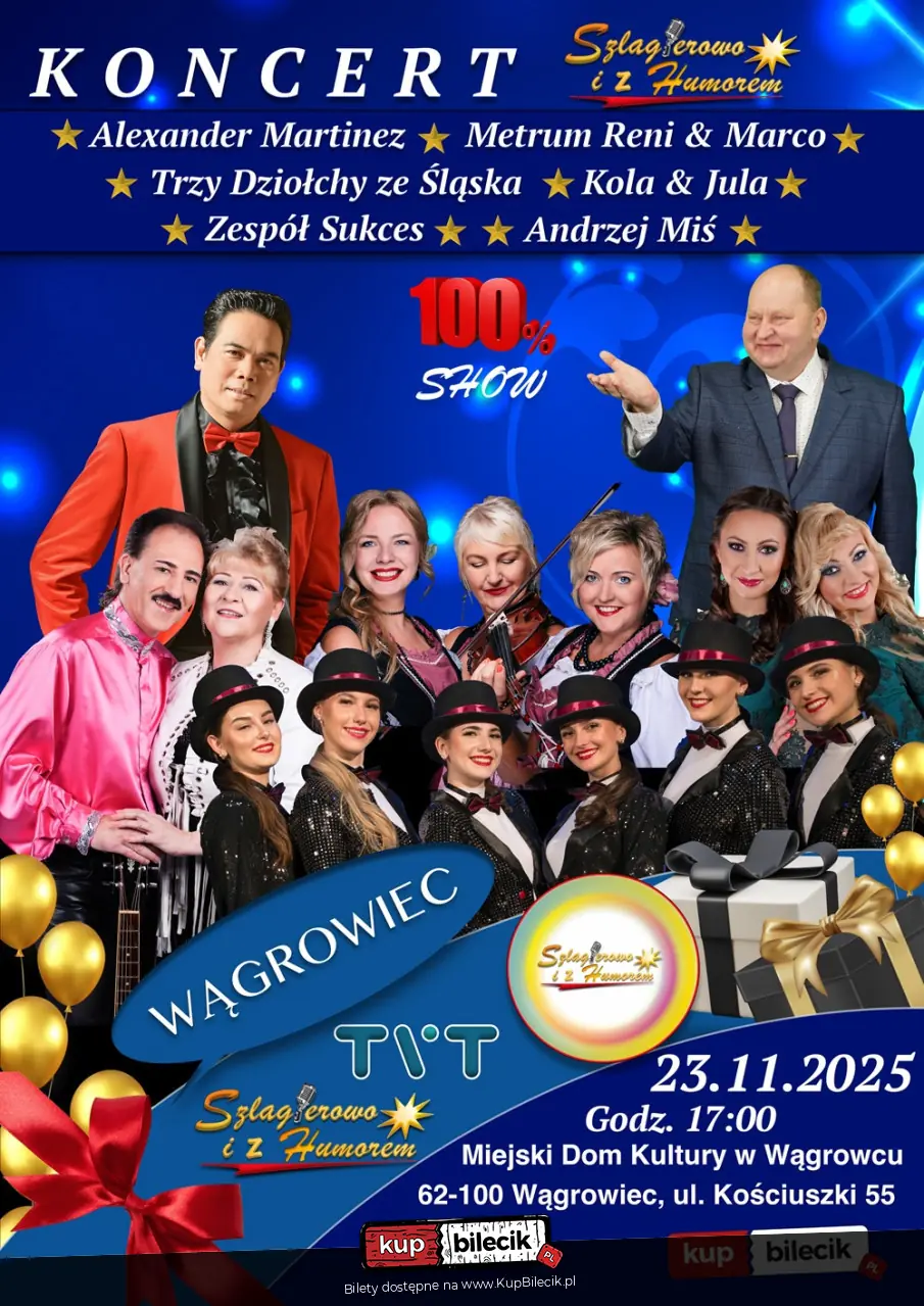 Koncert Śląskich Gwiazd - Szlagierowo i z Humorem