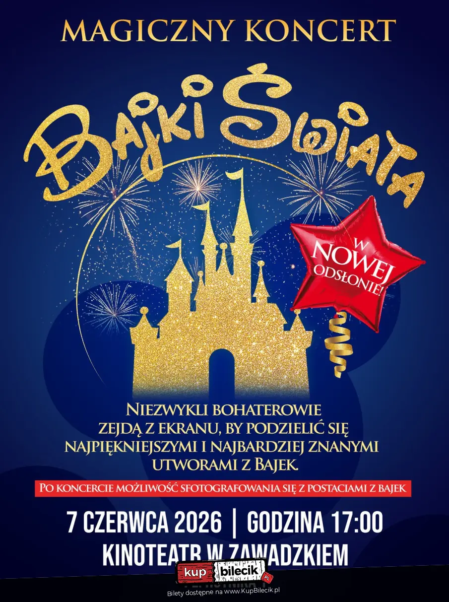 Ogólnopolski bestseller koncertowy - ''Magiczny Koncert - Bajki Świata''
