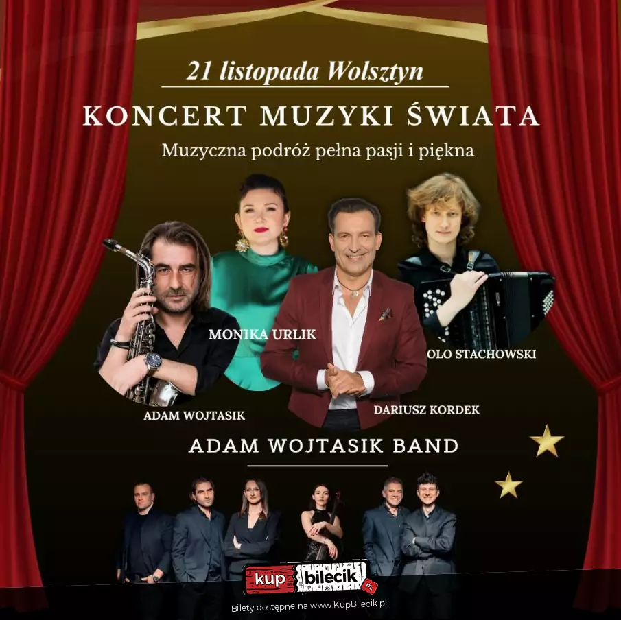 Koncert Muzyki Świata Monika Urlik & Adam Wojtasik Band