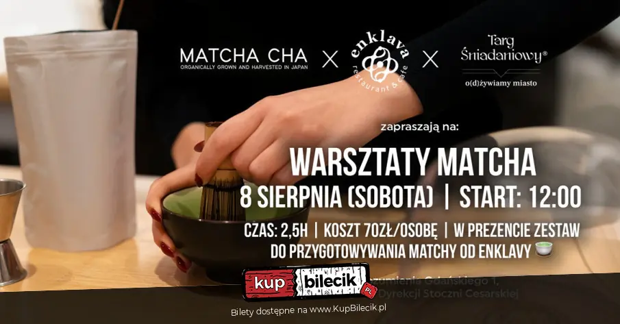 Naucz się przygotowywać matchę i kontynuuj w domu - zestaw startowy otrzymasz w prezencie!