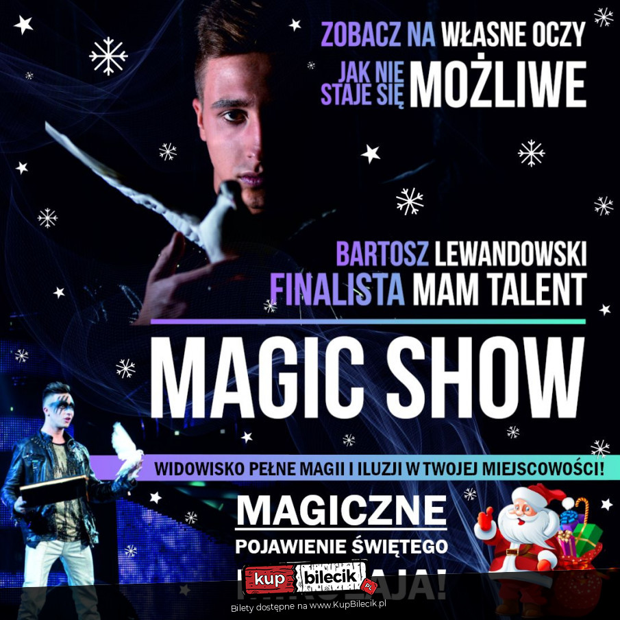 Plakat Pokaz magii i iluzji - Bartosz Lewandowski 91214