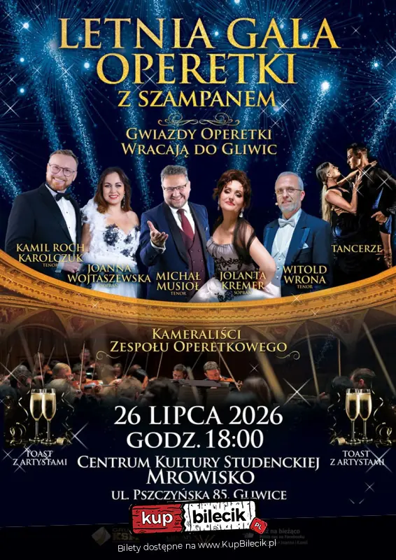 Letnia Gala Operetki z Szampanem