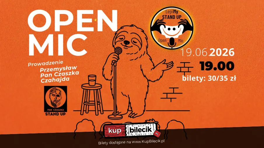 Open mic Lepimy Stand-up #4 w Krotoszynie