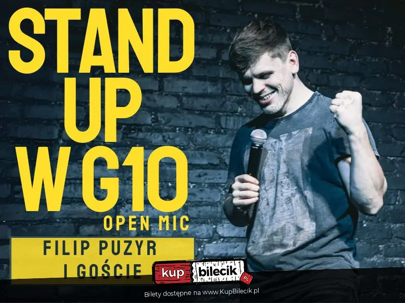 Open-mic poprowadzi Filip Puzyr