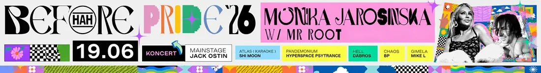 BEFORE PRIDE '26 + koncert Moniki Jarosińskiej | HAH Poznań