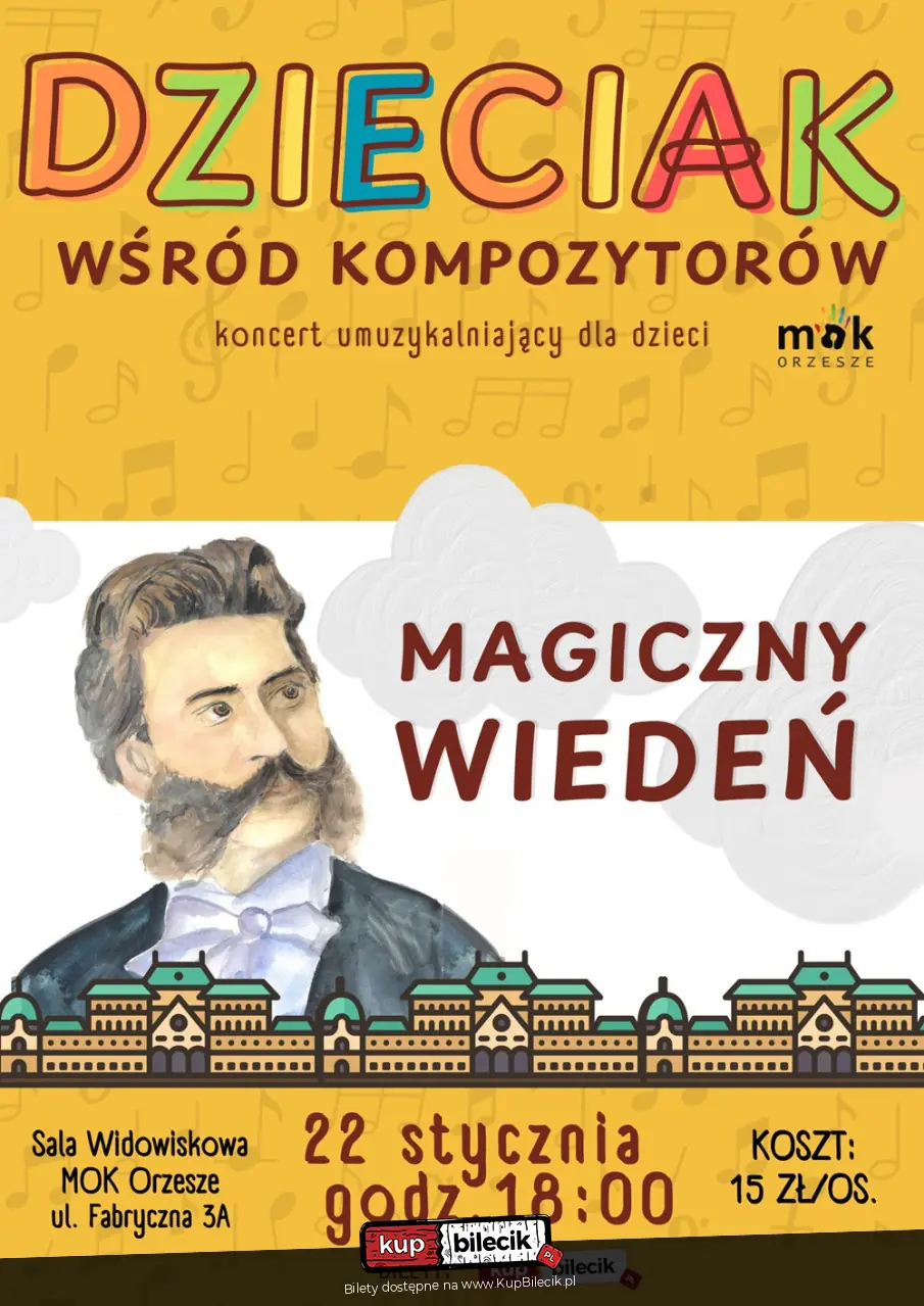 "Dzieciak wśród kompozytorów" - koncert umuzykalniający dla dzieci