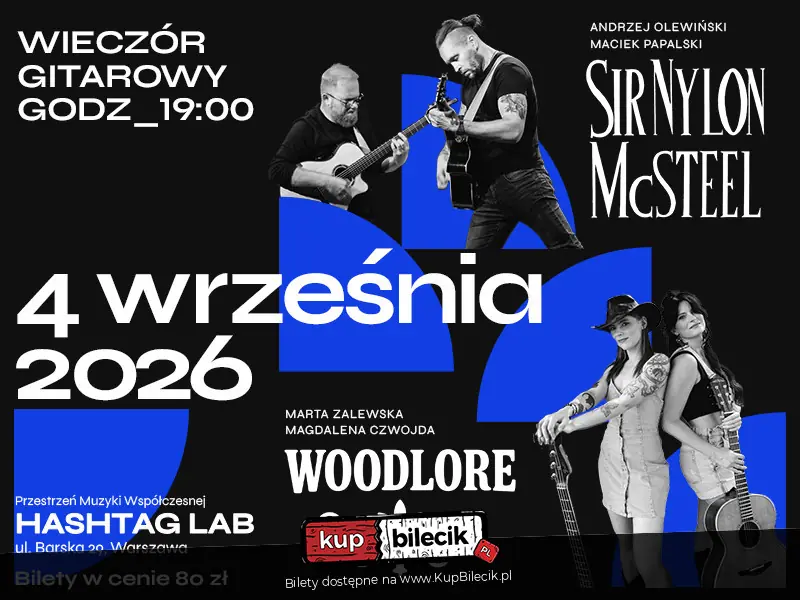 Wieczór gitarowy - Woodlore & Sir Nylon McSteel