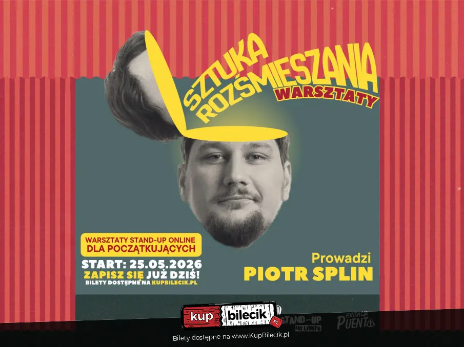 Warsztaty Stand-up dla początkujących "Sztuka Rozśmieszania" - online