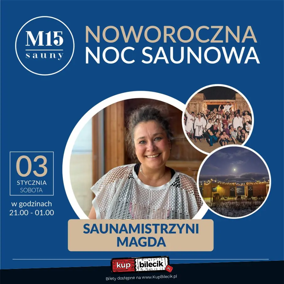 Noworoczna Noc Saunowa w saunach M15 w Sopocie