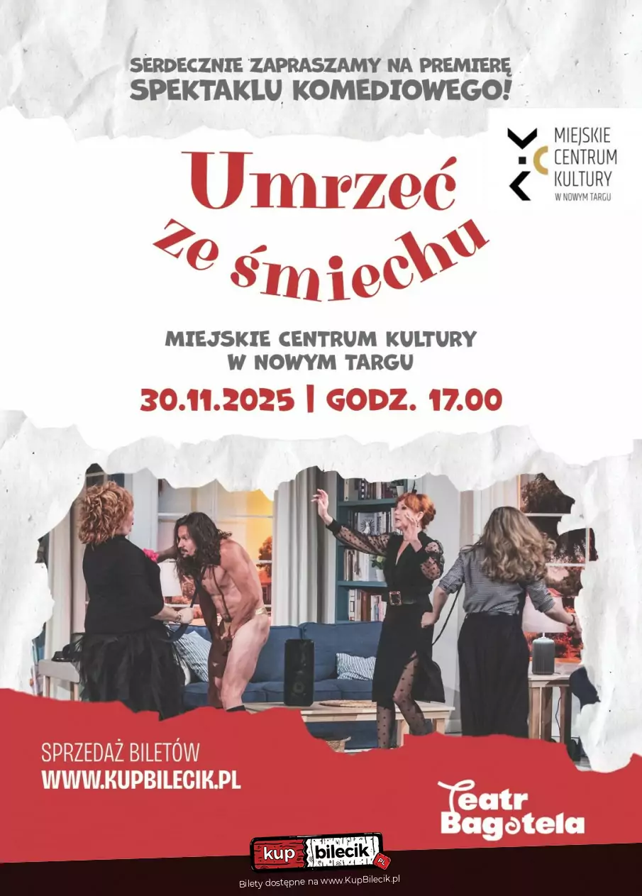 Umrzeć ze śmiechu - Teatr Bagatela